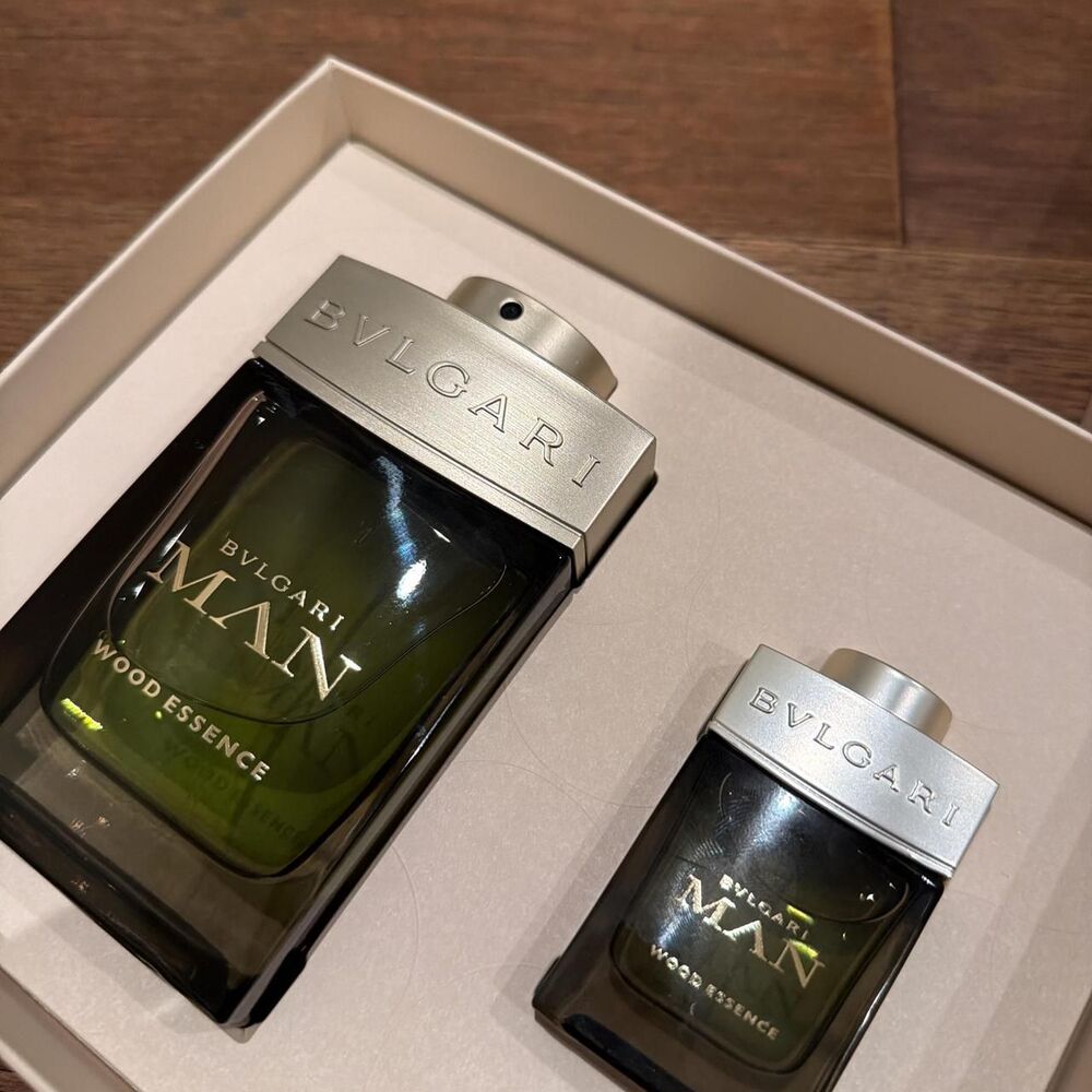 Bulgari Men's Green and Khaki Accessory